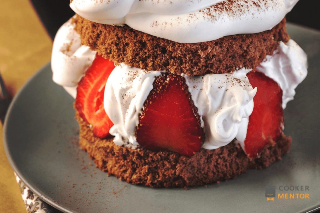 American Desserts Strawberry Cream Cake 4th of July